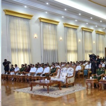 မန္တလေးငလျင်ကြီးကြောင့် ဘေးဒဏ်သင့်ခဲ့ရသည့်ပြည်သူများအား ကူညီထောက်ပံ့နိုင်ရန်နှင့် ပြန်လည် ထူထောင်ရေး လုပ်ငန်းများဆောင်ရွက်နိုင်ရန်အတွက်ဒုတိယအကြိမ်မြောက် အလှူငွေပေးအပ်လှူဒါန်း ပွဲကျင်းပပြုလုပ်