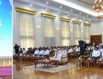 မန္တလေးငလျင်ကြီးကြောင့် ဘေးဒဏ်သင့်ခဲ့ရသည့်ပြည်သူများအား ကူညီထောက်ပံ့နိုင်ရန်နှင့် ပြန်လည် ထူထောင်ရေး လုပ်ငန်းများဆောင်ရွက်နိုင်ရန်အတွက်ဒုတိယအကြိမ်မြောက် အလှူငွေပေးအပ်လှူဒါန်း ပွဲကျင်းပပြုလုပ်