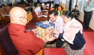 Chairman of State Administration Council Prime Minister Senior General Min Aung Hlaing inspects development tasks in Loimwe area in Shan State (East)