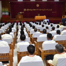 Patron of Myanmar War Veterans Organization Chairman of State  Administration Council Commander-in-Chief of Defence Services  Senior General Min Aung Hlaing addresses MWVO special conference (2025)