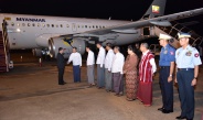 နိုင်ငံတော်စီမံအုပ်ချုပ်ရေးကောင်စီဥက္ကဋ္ဌ နိုင်ငံတော်ဝန်ကြီးချုပ် ဗိုလ်ချုပ်မှူးကြီးမင်းအောင်လှိုင် ဦးဆောင်သည့် မြန်မာအဆင့်မြင့်ကိုယ်စားလှယ်အဖွဲ့ ရုရှားဖက်ဒရေးရှင်းနိုင်ငံမှ မြန်မာနိုင်ငံသို့ပြန်လည်ရောက်ရှိ
