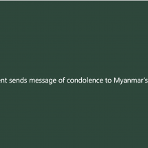 Ghanaian President sends message of condolence to Myanmar’s Head of State