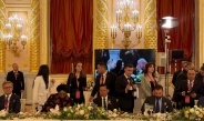Chairman of the State Administration Council Prime Minister Senior General Min Aung Hlaing attends dinner hosted by President of the Russian Federation Mr. Vladimir Putin, together with other heads of states