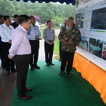 နိုင်ငံတော်စီမံအုပ်ချုပ်ရေးကောင်စီဥက္ကဋ္ဌ နိုင်ငံတော်ဝန်ကြီးချုပ် ဗိုလ်ချုပ်မှူးကြီးမင်းအောင်လှိုင် ရှမ်းပြည်နယ်(အရှေ့ပိုင်း)၊ လွိုင်မွေဒေသဖွံ့ဖြိုးတိုးတက်ရေး ဆောင်ရွက်ထားရှိမှုအခြေအနေများအား ကြည့်ရှုစစ်ဆေး စိမ့်စမ်းရေသွယ်တန်းခြင်းလုပ်ငန်းဆောင်ရွက်ရန်အတွက်  သက်ဆိုင်ရာပညာရှင်များနှင့် ဌာနဆိုင်ရာတာဝန်ရှိသူများမှ ကွင်းဆင်းစစ်ဆေးဆောင်ရွက်သွားရန်လို