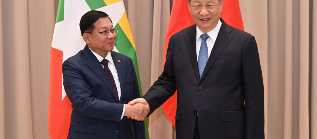 SAC Chairman Prime Minister Senior General Min Aung Hlaing holds meeting with President of the People’s Republic of China Mr. Xi Jinping