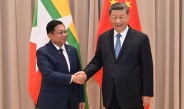 SAC Chairman Prime Minister Senior General Min Aung Hlaing holds meeting with President of the People’s Republic of China Mr. Xi Jinping