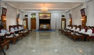 နိုင်ငံတော်စီမံအုပ်ချုပ်ရေးကောင်စီဥက္ကဋ္ဌ နိုင်ငံတော်ဝန်ကြီးချုပ် ဗိုလ်ချုပ်မှူးကြီးမင်းအောင်လှိုင် အမျိုးသားဒီမိုကရက်တစ်မဟာမိတ်အဖွဲ့ NDAA(မိုင်းလား)မှ ငြိမ်းချမ်းရေးကိုယ်စားလှယ်အဖွဲ့အား  လက်ခံတွေ့ဆုံ