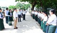 နိုင်ငံတော်စီမံအုပ်ချုပ်ရေးကောင်စီဥက္ကဋ္ဌ နိုင်ငံတော်ဝန်ကြီးချုပ် ဗိုလ်ချုပ် မှူးကြီး မင်းအောင်လှိုင် စစ်ကိုင်းမြို့နှင့် မန္တလေးမြို့တို့အတွင်း ပြန်လည် ထူထောင်ရေးလုပ်ငန်းများဆောင်ရွက်နေမှုများအားသွားရောက်ကြည့်ရှုစစ်ဆေး၊ လိုအပ်သည်များဖြည့်ဆည်းဆောင်ရွက်