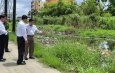 Chairman of State Administration Council Prime Minister Senior General Min Aung Hlaing inspects tasks carried out for better drainage system along Yangon-Pathein road in Hlaingtharyar Township
