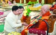 ၂ဝ၂၅ ခုနှစ်၊ ကာကွယ်ရေးဦးစီးချုပ်ရုံး (ကြည်း၊ ရေ၊ လေ) မိသားစုများ ဝါဆိုသင်္ကန်းဆက်ကပ်လှူဒါန်းပွဲ မင်္ဂလာအခမ်းအနား ကျင်းပ