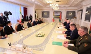 SAC Chairman Prime Minister Senior General Min Aung Hlaing  meets President of the Republic of Belarus H.E. Mr. Alexander  Gregoryevich Lukashenko