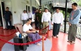 နိုင်ငံတော်စီမံအုပ်ချုပ်ရေးကောင်စီဥက္ကဋ္ဌ နိုင်ငံတော်ဝန်ကြီးချုပ်  ဗိုလ်ချုပ်မှူးကြီးမင်းအောင်လှိုင် ဗိုလ်ချုပ်အောင်ဆန်းပြတိုက်(ရန်ကုန်)နှင့် ဝန်ကြီးများရုံး(အတွင်းဝန်ရုံး) ပြင်ဆင်ခင်းကျင်းပြသထားရှိမှု များကို သွားရောက်ကြည့်ရှုစစ်ဆေး