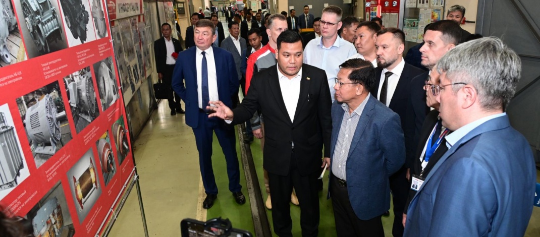 High-level Myanmar delegation led by Chairman of the State Administration Council Prime Minister Senior General Min Aung Hlaing visits Lake Baikal and Ulan-Ude LVRZ Locomotive and Carriage Repair Plant