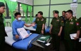 Chairman of State Administration Council Commander-in-Chief of Defence Services Senior General Min Aung Hlaing visit officers, other ranks receiving treatments at defence services hospital in Meiktila, attends to their needs