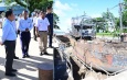 နိုင်ငံတော်စီမံအုပ်ချုပ်ရေးကောင်စီဥက္ကဋ္ဌ နိုင်ငံတော်ဝန်ကြီးချုပ် ဗိုလ်ချုပ်မှူးကြီးမင်းအောင်လှိုင်  ဂျောင်ဝိုင်းလွန်းကျင်းလုပ်ငန်းပြန်လည်ဆောင်ရွက်နေသည့်အခြေအနေများအား  သွားရောက်ကြည့်ရှု စစ်ဆေး