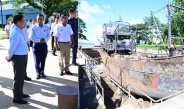 နိုင်ငံတော်စီမံအုပ်ချုပ်ရေးကောင်စီဥက္ကဋ္ဌ နိုင်ငံတော်ဝန်ကြီးချုပ် ဗိုလ်ချုပ်မှူးကြီးမင်းအောင်လှိုင်  ဂျောင်ဝိုင်းလွန်းကျင်းလုပ်ငန်းပြန်လည်ဆောင်ရွက်နေသည့်အခြေအနေများအား  သွားရောက်ကြည့်ရှု စစ်ဆေး