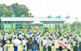 Chairman of State Administration Council Prime Minister Senior General Min Aung Hlaing plants star-flower sapling at 2nd monsoon tree-planting ceremony for 2025 of Nay Pyi Taw, Union Territory
