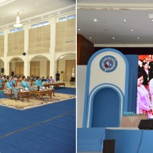 Daw Kyu Kyu Hla,the wife of the SAC Chairman Prime Minister, graces Myanmar Women’s Day 2025 ceremony