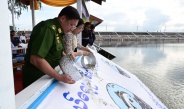Families of Commander-in-Chief (Army, Navy and Air) office hold 2025 rainy season fish releasing ceremony