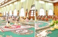 Families of Office of Commander-in-Chief of Defence Services (Army, Navy and Air) hold Waso robes offering ceremony for 2025
