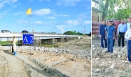 Chairman of the State Security and Peace Commission of the Republic of the Union of Myanmar Senior General Min Aung Hlaing inspects maintenance of Yangon-Mandalay Expressway