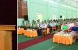 နိုင်ငံတော်လုံခြုံရေးနှင့်အေးချမ်းသာယာရေးကော်မရှင်ဥက္ကဋ္ဌ တပ်မတော်ကာကွယ်ရေးဦးစီးချုပ် ဗိုလ်ချုပ်မှူးကြီးမင်းအောင်လှိုင် မကွေးတပ်နယ်မှ အရာရှိ၊ စစ်သည် မိသားစုများအား တွေ့ဆုံအမှာ စကားပြောကြား