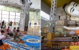 Chairman of the State Security and Peace Commission of the Republic of the Union of Myanmar Senior General Min Aung Hlaing pays homage to ancient prominent pagodas in Bago, cordially greets pilgrims