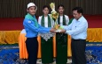 နိုင်ငံတော်လုံခြုံရေးနှင့် အေးချမ်းသာယာရေးကော်မရှင်ဥက္ကဋ္ဌ ဗိုလ်ချုပ်မှူးကြီးမင်းအောင်လှိုင်  မင်းဘူးမြို့ရှိ ဌာနဆိုင်ရာတာဝန်ရှိသူများ မြို့မိမြို့ဖများနှင့်တွေ့ဆုံ၍ ဒေသဖွံ့ဖြိုးတိုးတက်ရေးဆွေးနွေး၊ တက္ကသိုလ်ဝင်စာမေးပွဲတွင် သိပ္ပံဘာသာတွဲ  ၆ ဘာသာဂုဏ်ထူးဖြင့် မြန်မာတစ်နိုင်ငံလုံး ပထမရရှိသူနှင့် ၆ ဘာသာဂုဏ်ထူးရှင်တစ်ဦးတို့အား ဂုဏ်ပြုဆုပေးအပ်ချီးမြှင့်