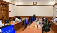 နိုင်ငံတော်လုံခြုံရေးနှင့် အေးချမ်းသာယာရေးကော်မရှင်အစည်းအဝေးကျင်းပ  နိုင်ငံတော်လုံခြုံရေးနှင့် အေးချမ်းသာယာရေးကော်မရှင်ဥက္ကဋ္ဌ  ဗိုလ်ချုပ်မှူးကြီးမင်းအောင်လှိုင် တက်ရောက်အမှာစကား ပြောကြား  