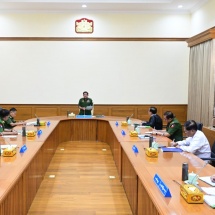 ပြည်ထောင်စုသမ္မတမြန်မာနိုင်ငံတော် အမျိုးသားကာကွယ်ရေးနှင့်လုံခြုံရေးကောင်စီအစည်းအဝေး(၃/၂၀၂၅) ကျင်းပ