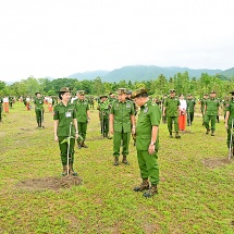 Families of Office of Commander-in-Chief (Army, Navy and Air) holds third monsoon tree-planting ceremony for 2025