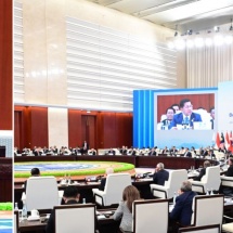 Acting President of the Republic of the Union of Myanmar, Chairman of the State Security and Peace Commission of the Republic of the Union of Myanmar, Senior General Min Aung Hlaing participates in Shanghai Cooperation Organization-SCO Summit 2025 Plus    