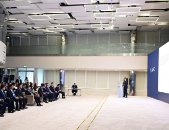 Acting President of the Republic of the Union of Myanmar, Chairman of State Security and Peace Commission of the Republic of the Union of Myanmar, Senior General Min Aung Hlaing visits Astana International Financial Center (AIFC) in Kazakhstan 