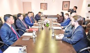 Acting President of the Republic of the Union of Myanmar Chairman of   State Security and  Peace Commission of  the Republic of the Union of  Myanmar Senior General Min Aung Hlaing receives Adviser to the President of Russian Federation Mr. Anton Kobyakov 