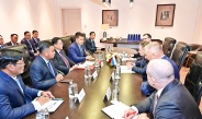 Acting President and SSPC Chairman of the Republic of the Union of Myanmar Senior General Min Aung Hlaing holds meeting with Director General Mr Alexey Likhachev of the State Atomic Energy Corporation ROSATOM of the Russian Federation 