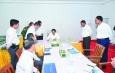 ပြည်ထောင်စုသမ္မတမြန်မာနိုင်ငံတော် ယာယီသမ္မတ နိုင်ငံတော်လုံခြုံရေးနှင့်အေးချမ်းသာယာရေး ကော်မရှင်ဥက္ကဋ္ဌ  ဗိုလ်ချုပ်မှူးကြီးမင်းအောင်လှိုင် မြန်မာ့သားကောင်းအဆင့်မြင့်စစ်မှုထမ်းဟောင်း အိမ်ရာ(လေးထောင့်ကန်)သို့သွားရောက်ကြည့်ရှုစစ်ဆေး