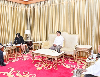 Delegation led by Special Envoy for Asian Affairs of Chinese Foreign Ministry pays courtesy call on Acting President of the Republic of the Union of Myanmar, Chairman of the State Security and Peace Commission of the Republic of the Union of Myanmar, Senior General Min Aung Hlaing