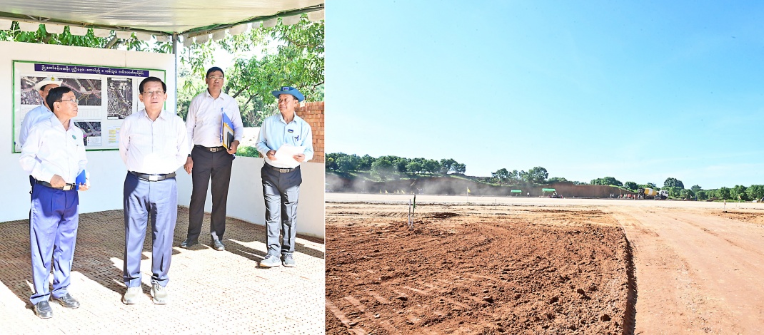 Acting President of the Republic of the Union of Myanmar, Chairman of State Security and Peace Commission of the Republic of the Union of Myanmar, Senior General Min Aung Hlaing inspects rural development and reconstruction undertakings in Nay Pyi Taw Council Area