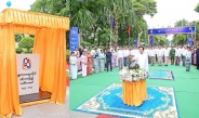 ပြည်ထောင်စုသမ္မတမြန်မာနိုင်ငံတော် ယာယီသမ္မတ နိုင်ငံတော်လုံခြုံရေးနှင့် အေးချမ်းသာယာရေးကော်မရှင်ဥက္ကဋ္ဌ ဗိုလ်ချုပ်မှူးကြီးမင်းအောင်လှိုင် မန္တလေးတက္ကသိုလ် နှစ် (၁၀၀)ပြည့် ရာပြည့်သဘင်အထိမ်းအမှတ်ဖွင့်ပွဲအခမ်းအနားသို့ တက်ရောက်ချီးမြှင့်