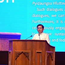 Opening Speech by Acting President of the Republic of the Union of Myanmar, Chairman of the State Security and Peace Commission of the Republic of the Union of Myanmar, Chairman of National Solidarity and Peacemaking Central Committee Commander-in-Chief of Defence Services, Senior General Min Aung Hlaing at the 10th Anniversary Celebration of the Nationwide Ceasefire Agreement (NCA)