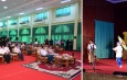 ပြည်ထောင်စုသမ္မတမြန်မာနိုင်ငံတော်ယာယီသမ္မတနိုင်ငံတော်လုံခြုံရေးနှင့်အေးချမ်းသာယာရေးကော်မရှင်ဥက္ကဋ္ဌဗိုလ်ချုပ်မှူးကြီးမင်းအောင်လှိုင်နှင့်ဇနီးဒေါ်ကြူကြူလှ(၂၆)ကြိမ်မြောက် မြန်မာ့ရိုးရာယဉ်ကျေးမှု အဆို၊ အက၊ အရေး၊ အတီး ပြိုင်ပွဲ ကျင်းပနေမှုများကို တက်ရောက်ကြည့်ရှုအားပေး