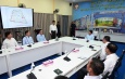Acting President of the Republic of the Union of Myanmar, Chairman of State Security and Peace Commission of the Republic of the Union of Myanmar, Senior General Min Aung Hlaing inspects PyinOoLwin railway station and new six-storey modern Thumingala market (Nyandaw market) project 