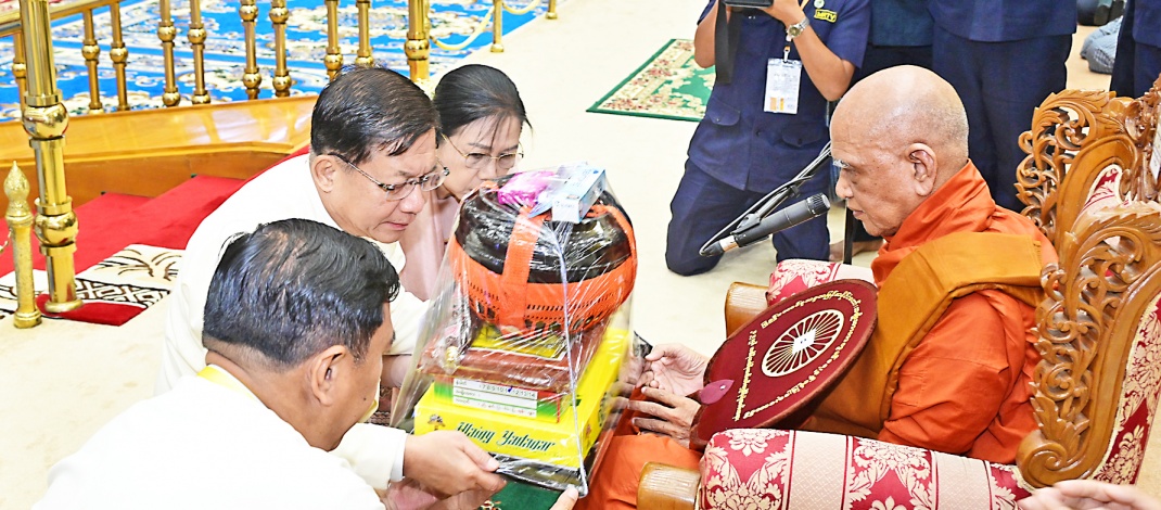 National Defence and Security Council of the Republic of the Union of Myanmar holds Kathina Robe Offering Ceremony for 2025