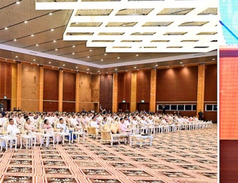 Acting President of the Republic of the Union of Myanmar, Chairman of State Security and Peace Commission of the Republic of the Union of Myanmar, Senior General Min Aung Hlaing addresses opening ceremony of the 26th Myanmar Traditional Cultural Performing Arts Competitions