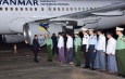 ရုရှားဖက်ဒရေးရှင်းနိုင်ငံ၊ ကာဇက်စတန်နိုင်ငံတို့နှင့် ချစ်ကြည်ရင်းနှီးမှုနှင့် ပူးပေါင်းဆောင်ရွက်မှုများ  ပိုမိုတိုးတက်အောင်ဆောင်ရွက်နိုင်ခဲ့သည့် ပြည်ထောင်စုသမ္မတမြန်မာနိုင်ငံတော် ယာယီသမ္မတ  နိုင်ငံတော်လုံခြုံရေးနှင့်အေးချမ်းသာယာရေးကော်မရှင်ဥက္ကဋ္ဌဗိုလ်ချုပ်မှူးကြီးမင်းအောင်လှိုင်  ဦးဆောင်သည့် မြန်မာအဆင့်မြင့်ကိုယ်စားလှယ်အဖွဲ့ မြန်မာနိုင်ငံသို့ ပြန်လည်ရောက်ရှိ 