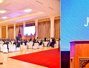 Acting President and SSPC Chairman of the Republic of the Union  of Myanmar Senior General Min Aung Hlaing attends the honorary certificate presentation and the dinner in honour of the 26th Performing  Arts Competitions