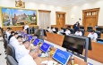 Chairman of the Financial Commission Acting President of the Republic of the Union of Myanmar, Chairman of the State Security and Peace Commission, Senior General Min Aung Hlaing addresses Financial Commission meeting Materialize activities that benefit people by effectively and wisely using the approved funds within the fixed period