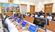 Chairman of the Financial Commission Acting President of the Republic of the Union of Myanmar, Chairman of the State Security and Peace Commission, Senior General Min Aung Hlaing addresses Financial Commission meeting Materialize activities that benefit people by effectively and wisely using the approved funds within the fixed period
