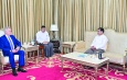 ပြည်ထောင်စုသမ္မတမြန်မာနိုင်ငံတော် ယာယီသမ္မတ  နိုင်ငံတော်လုံခြုံရေးနှင့်အေးချမ်းသာယာရေး ကော်မရှင်ဥက္ကဋ္ဌ  ဗိုလ်ချုပ်မှူးကြီးမင်းအောင်လှိုင်ထံသို့ ရုရှားဖက်ဒရေးရှင်းနိုင်ငံ၊ စိန့်ပီတာစဘတ်မြို့ အစိုးရအဖွဲ့ဝင်၊  ပြည်ပဆက်ဆံရေးကော်မတီဥက္ကဋ္ဌ ဦးဆောင်သောကိုယ်စားလှယ်အဖွဲ့က လာရောက် ဂါရဝပြုတွေ့ဆုံ 