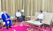 ပြည်ထောင်စုသမ္မတမြန်မာနိုင်ငံတော် ယာယီသမ္မတ  နိုင်ငံတော်လုံခြုံရေးနှင့်အေးချမ်းသာယာရေး ကော်မရှင်ဥက္ကဋ္ဌ  ဗိုလ်ချုပ်မှူးကြီးမင်းအောင်လှိုင်ထံသို့ ရုရှားဖက်ဒရေးရှင်းနိုင်ငံ၊ စိန့်ပီတာစဘတ်မြို့ အစိုးရအဖွဲ့ဝင်၊  ပြည်ပဆက်ဆံရေးကော်မတီဥက္ကဋ္ဌ ဦးဆောင်သောကိုယ်စားလှယ်အဖွဲ့က လာရောက် ဂါရဝပြုတွေ့ဆုံ 